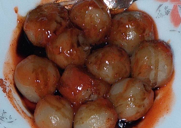 Resep Cilok bumbu saus belibis Anti Gagal