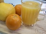 Jus d' orange 🍊 et pamplemousse