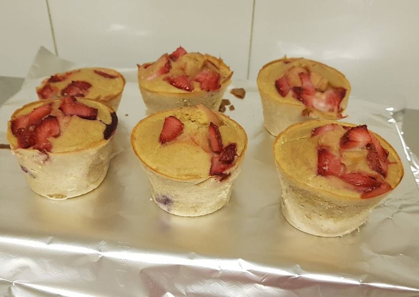 Muffins de frutos rojos