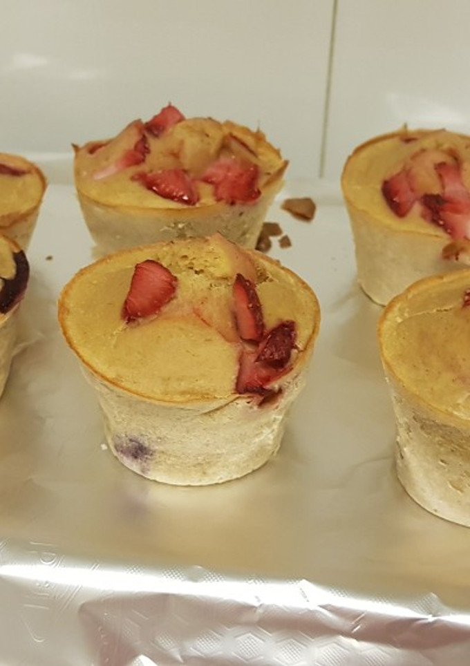 Una foto de Muffins de frutos rojos