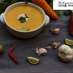 A picture of Roasted Carrot soup 🍲.