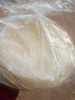A picture of Spring rolls wraps.