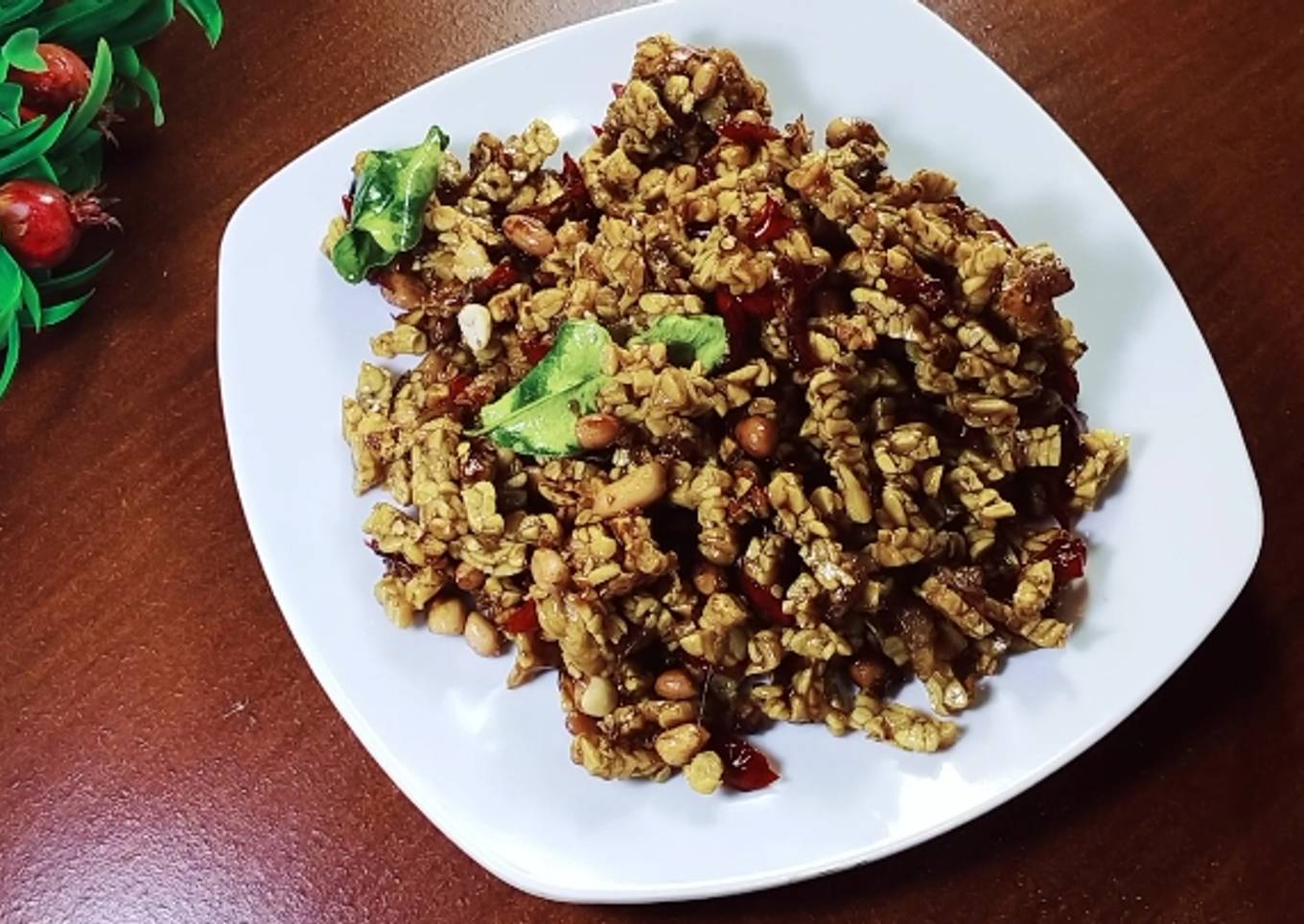 18. Orak arik tempe kacang / kering tempe