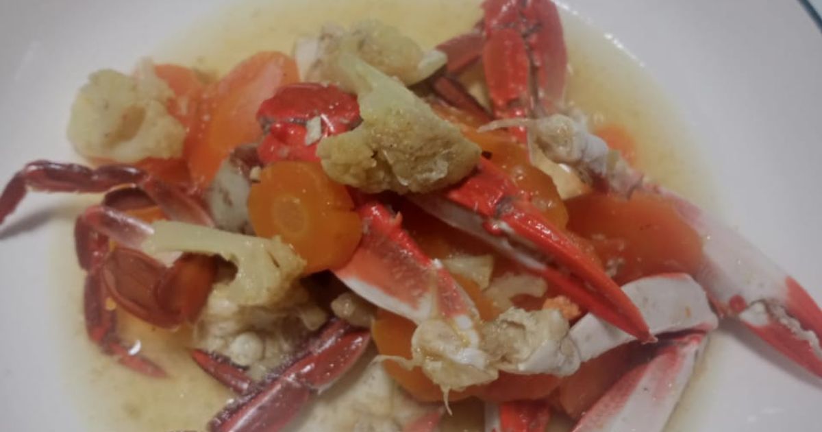 Sup kepiting kembang kol