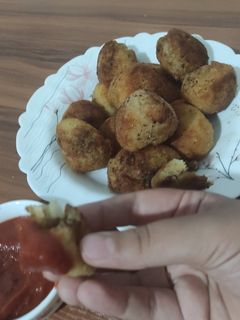 عکسی از دستور توپک سیب زمینی