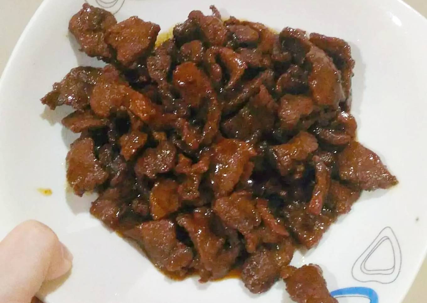 Daging tumis kecap asin