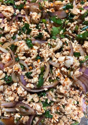 รูปของ ลาบไก่สับแซ่บๆ