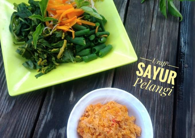 Resep memasak Urap Sayur Pelangi  sesuai selera