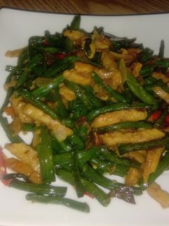 Foto resep Tumis kacang panjang tempe