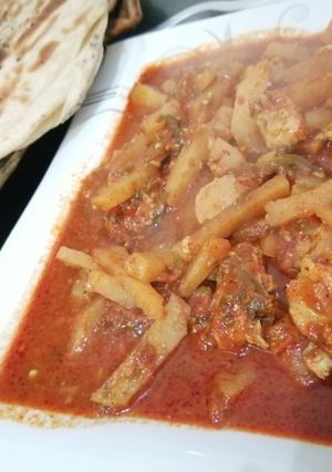صورة لوصفة صانونة (صالونة) سمك بالبطاطا