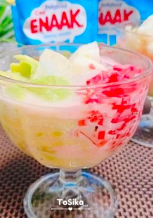 Foto resep 272. Es Campur Susu Kental Manis Cap Enak || Rasa Khasnya Bikin Nagih!