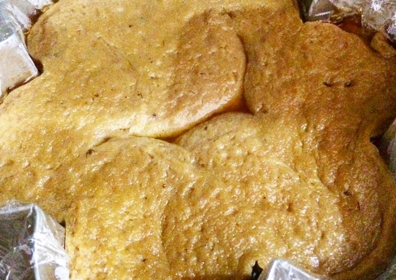 Bingka telor pecah di lidah khas banjar