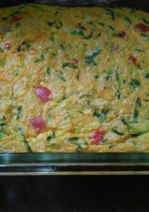 Una foto de Budín de ZAPALLITO verde y zanahoria
