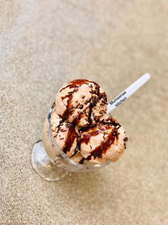 A picture of Chocolate ice cream.