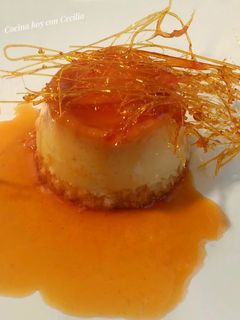 Una foto de Flan de coco