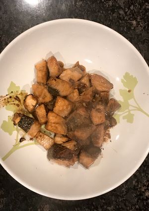 縮時醬燒鮭魚 的食譜成品照片