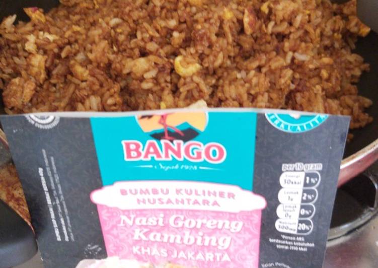 Cara Gampang Menyiapkan Nasi goreng kambing bango, Lezat Sekali