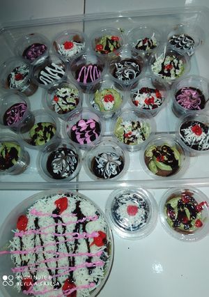 Foto resep Brownies cup lumer saos coklat