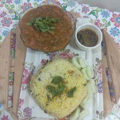 A picture of Rajma zeera rice.