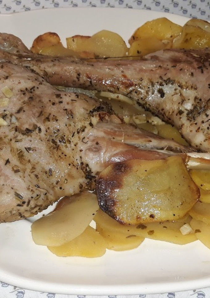 Una foto de Cordero asado