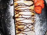 Panqueques con crema chantilly y frutas 🍓🥞