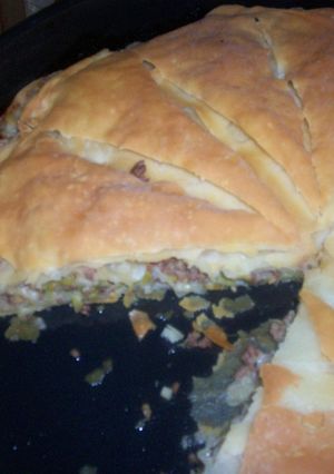A picture of Macedonian leek and minced pie 2.