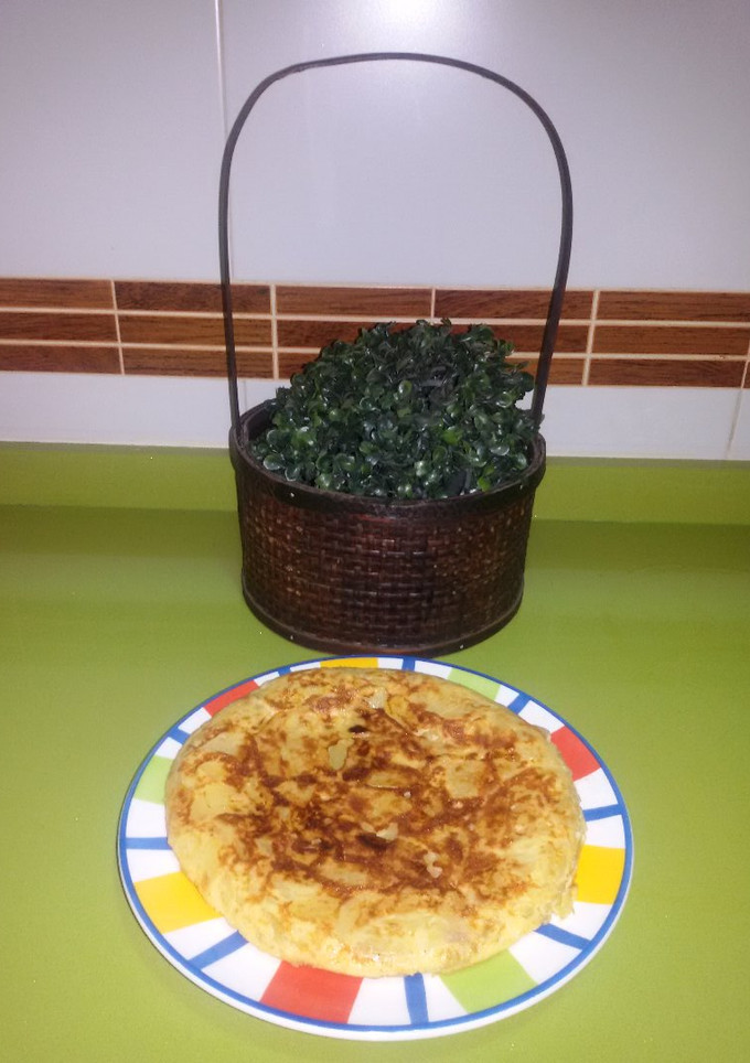 Una foto de Tortilla de patata con thermomix