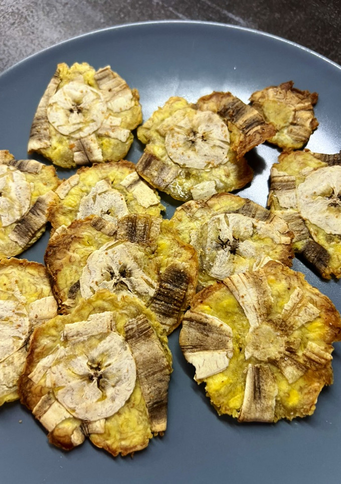 Una foto de Tostones airfryer
