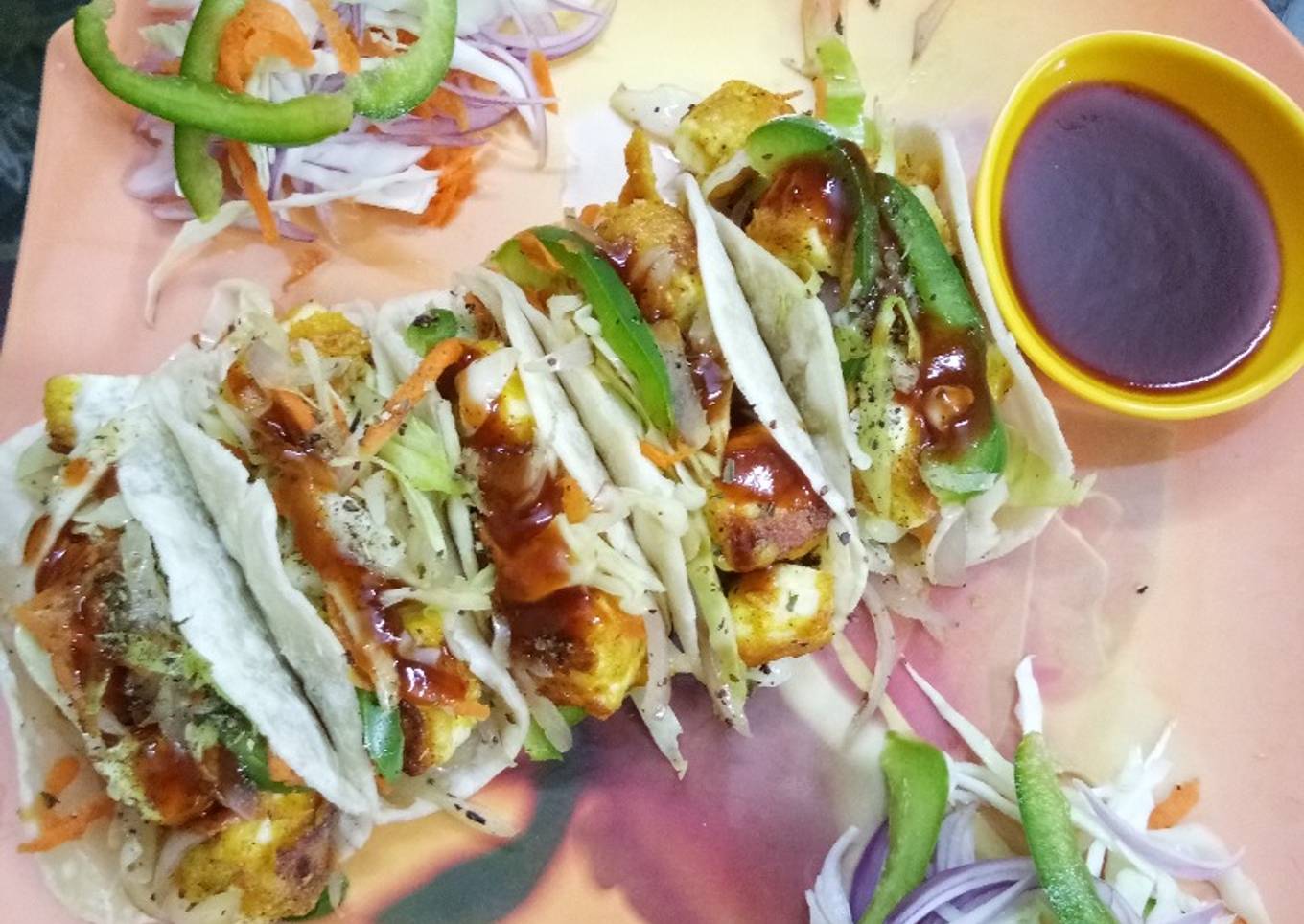 Paneer tacos