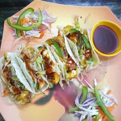 A picture of Paneer tacos.