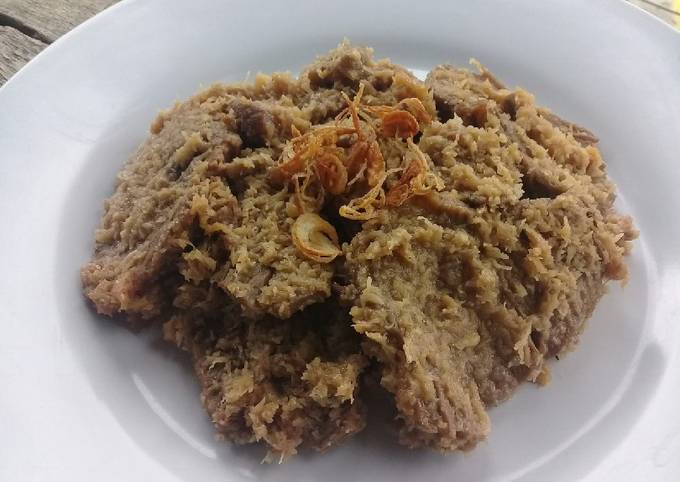 Resep Gepuk Daging Sapi Kelapa Oleh Cici Lestari Cookpad