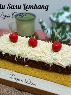 Foto resep Bolu Susu Lembang Lapis Coklat
