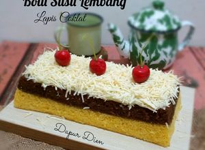 Foto resep Bolu Susu Lembang Lapis Coklat