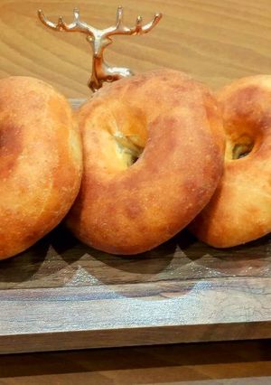 عکسی از دستور دونات کاملا رژیمی با ایر فرایر یا همان سرخ کن بدون روغن 😋😋😋