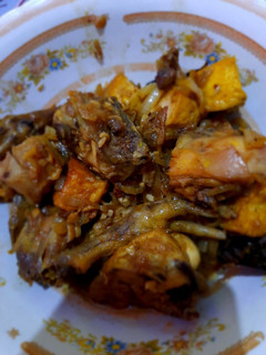 Foto resep Ayam kecap + tahu simple