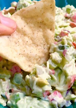 A picture of California Roll Dip.