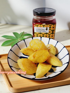 蜜香地瓜 (簡易版拔絲地瓜) 的食譜成品照片