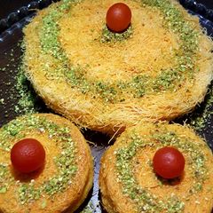 A picture of Arabic sweet KUNAFA #Foodies&Friends.