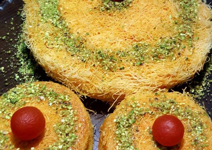 Arabic sweet KUNAFA #Foodies&Friends Recipe by Saadia Ehtasham - Cookpad