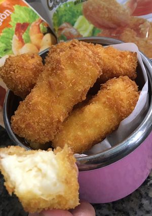 Hình của món Sữa tươi chiên.