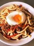 Yaki Udon with Gyudon Leftovers
