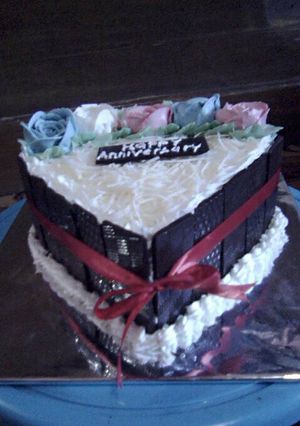 Foto resep Kue tart love lembut