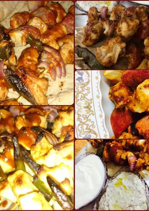صورة لوصفة شيش طاووق بالفرن
