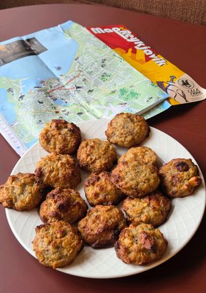 Una foto de Galletitas de avena 🍪 improvisadas en Islandia 🇮🇸 🥰 sin azúcar agregado ni edulcorante ni gluten