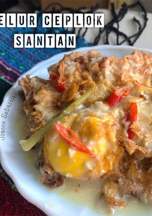 Foto resep Telur Ceplok Santan