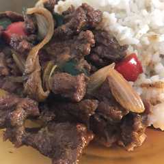 A picture of Hot Beef Teriyaki Dari Hati.