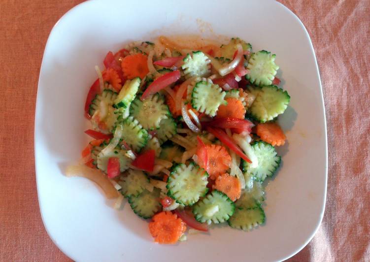 Recipe: Appetizing fresh vegetable salad