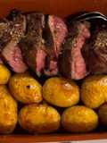 Lombo (Filé Mignon) com Batatas no Forno