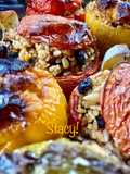 Summer Stuffed Vegetables with Raisins and Pine Nuts