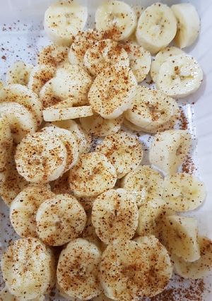 A picture of Banana chaat.